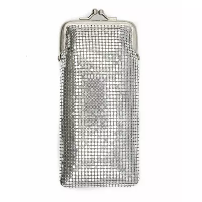 Silver Soft 3mm Metallic Mesh (Full Pack 100s/Kings) Cigarette Case Purse • $16.99