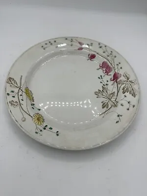 Vintage Royal Ironstone China. Alfred Meakin Plate. Floral Decoration. 9” • $12.99