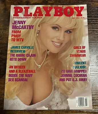 Playboy Magazine July 1996- Jenny McCarthy- Girls Of Venus Swimwear • $6.29