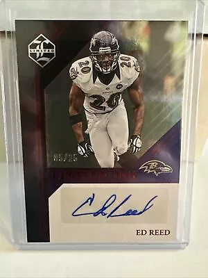 Ed Reed 23-24 Limited Limited Ink Red SSP #’D 5/25 Baltimore Ravens Legend 🔥🔥 • $14.50