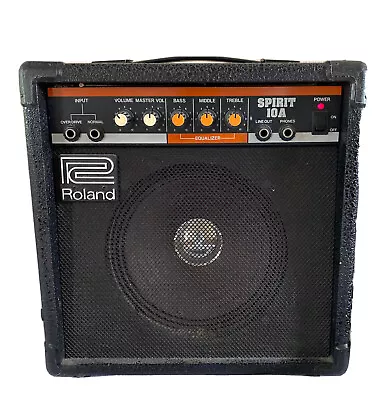 Roland Spirit 10A  Guitar Amp/ Microphone  Speaker.  Works Tested. • $75.95