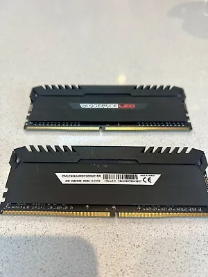 Corsair Vengeance LED 16GB (2x8gb) (DDR4-3000MZ) C15R CMU16GX4M2C3000C15R • £60