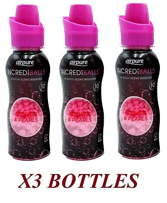£6.99 • Buy X3 Airpure Incrediballs In Wash Scent Fuchsia & Pearl- Upto 10 Washes