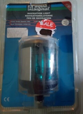 £72 • Buy Aqua Signal Series 40 Starboard Navigation Light 12v. 40200-7