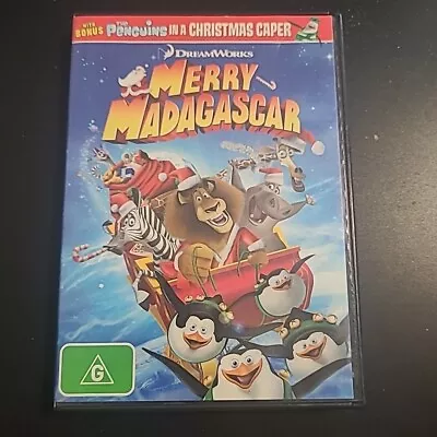 Merry Madagascar DVD CHRISTMAS  R4 DreamWorks • $5.40