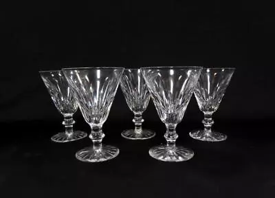 $75.08 • Buy 5 Waterford Crystal Water Goblet Glasses W Flared Bowl 5 1/4   EILEEN White Wine