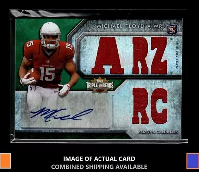 2012 Topps Triple Threads #114 Michael Floyd /99 Auto Rookie Cardinals Thick • $2.95