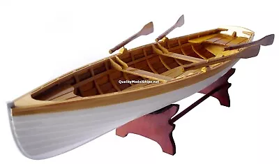 Boston Whitehall Tender Display Canoe Model 24  Clinker Hull Construction • $199