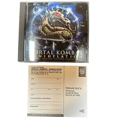 Mortal Kombat Annihilation Original Motion Picture Soundtrack (CD 1997 TVT) • $8.99