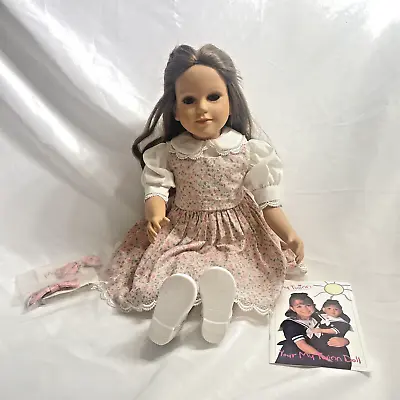 1997 My Twinn 23'' Doll Brown Hair Brownish/green  Hazel Eyes Flower Dress • $95