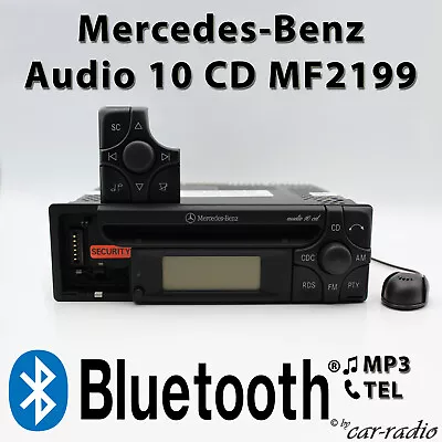 Mercedes Audio 10 CD MF2199 MP3 Bluetooth Microphone Audio Streaming CD-R Radio • $376.92