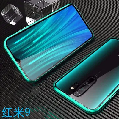 For Xiaomi Redmi Note 11 9S 8 7 Pro Magnetic Metal Front & Back Glass Case Cover • $9.47