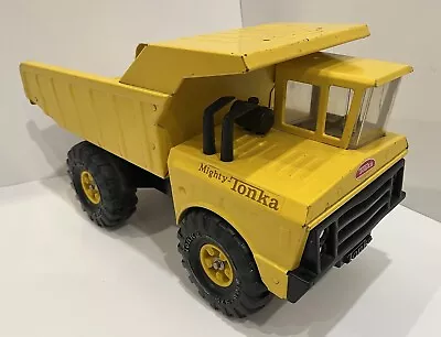 Vintage MIGHTY TONKA  XMB-975 Pressed Steel Dump Truck 1974-1975 Original 1970s • $149