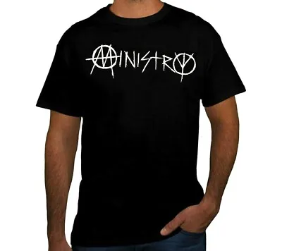 MINISTRY PUNK ROCK BAND Black T Shirt • $11.99