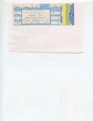 $5.99 • Buy 1991  Orange Bowl  Football Ticket (nat'l. Champions Colorado 10, Notre Dame 9)