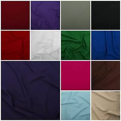 £0.99 • Buy Plain Upholstery Fabric Curtain Fabric For Curtain Cushion Sofa Per Metre