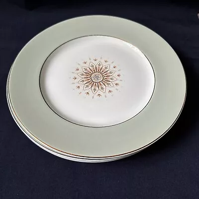 W.H. Grindley Satin White 5x Dinner Plates 23cm Dia • £20