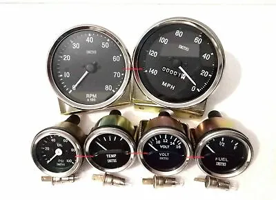 $34.78 • Buy Smiths Kit- Elec Temp + Oil + Fuel +Volt Gauge+Speedometer +Tacho 100 Mm
