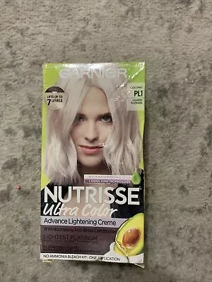 Garnier Nutrisse PL1 Lightest Platinum Hair Color Coconut Ultra Color Blondes  • $12