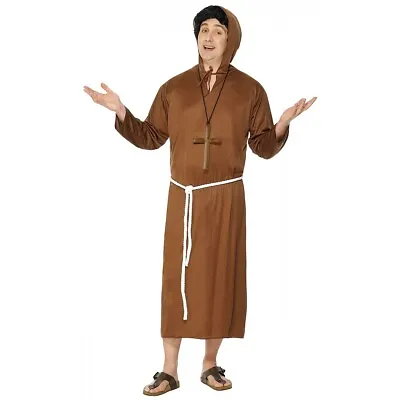 Monk Costume Brown Costume Halloween Fancy Dress • $16.50