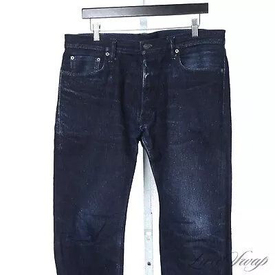 #1 MENSWEAR Syoaiya Made In Japan Heavy Faded Indigo Selvedge Denim Jeans 35 NR • $11.50