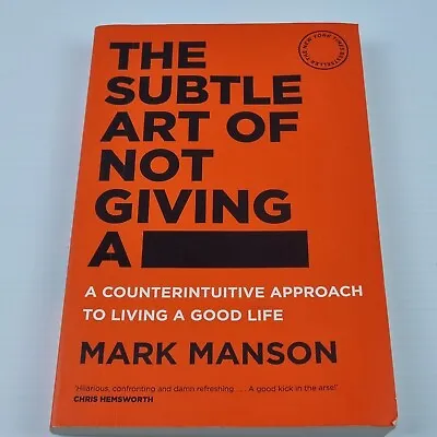 $18.95 • Buy Mark Manson - The Subtle Art Of Not Giving A F#@K: A Counterintuitive Approach