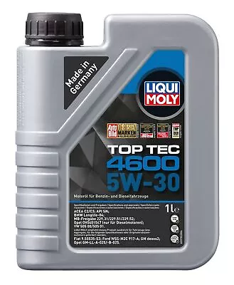 $43.95 • Buy Liqui Moly Top Tec 4600 5W-30 1L Fits Suzuki Grand Vitara (inc Xl-7) HT, FT