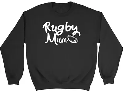 Rugby Mum Mens Womens Sweatshirt Jumper • $19.88