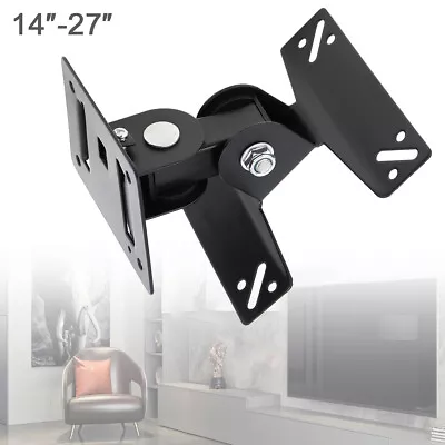 Universal Tilt TV Wall Mount Fit 14'' 16  18  24  27'' Flat Wall Mount Bracket • $12.12