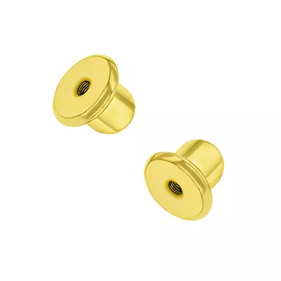 Replacement Pair (2) 18k Gold Plated Earring Screw Backs Fits In Season Jewelry • £9.29