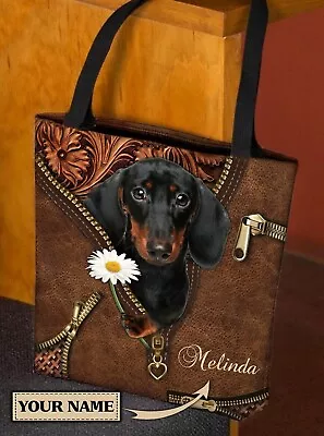 Dachshund Tote Bag Love Dog Bag Dog Lover Gift Dachshund Dog Handbag • $35.99