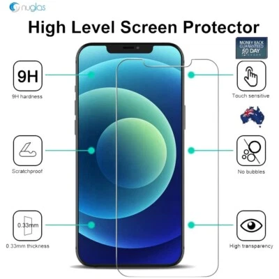 $9.99 • Buy Tempered Glass Hard Screen Protector IPhone X/XS/XSMAX For Apple With Applicator
