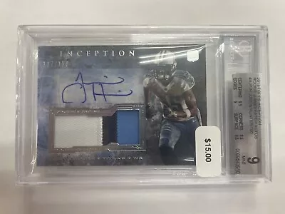$19.99 • Buy 2013 Topps Inception Rookie Jumbo Patch Auto Justin Hunter 