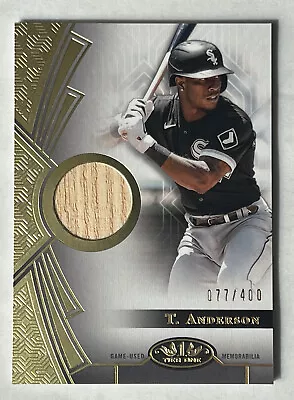 2023 Topps Tier One Tim Anderson Bat Relic #/400 Chicago White Sox • $0.99