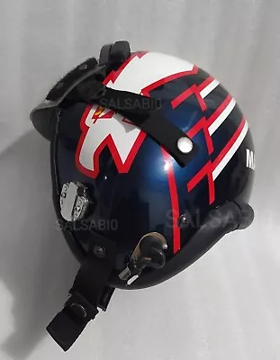 Hgu-55 Top Gun Maverick Fighter Helmet  Pilot Aviator Replica W/leather Edgeroll • $380