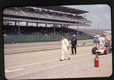 Al Unser #63 Weisman/Maserati - 1965 USAC Indianapolis 500 - Vintage Race Slide • $19.45