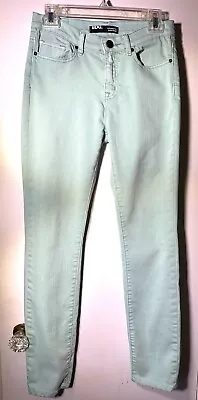 BDG Urban Outfitters Mint Green Cigarette Jeans Women Size 27 X 34 Pants Stretch • $14