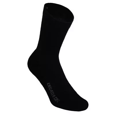 Unisex 500 Winter Cycling Sports Socks - Black Van Rysel • £11.48