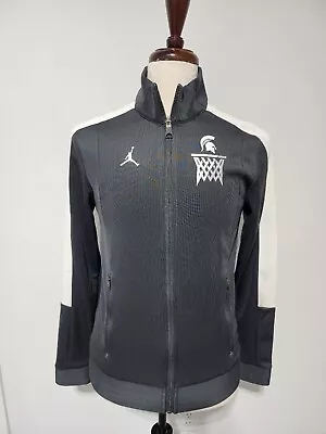 Nike Jordan Michigan State Basketball Track Jacket Men Small  • $34.99