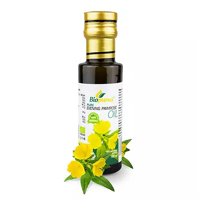 Biopurus Certified Organic Cold Pressed Evening Primrose Oil 100ml • £16.10