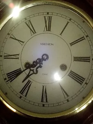 Vintage Verichron 23.5”x15.5”x3” Schoolhouse Regulator Clock Westminster Chime • $25