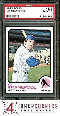 1973 Topps #329 Ed Kranepool Mets Psa 9 Set Break • $0.99