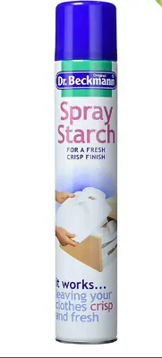 1/6/12x Dr Beckmann Laundry Spray Starch For Fresh Crisp Finish In Clothes 400ML • £4.99