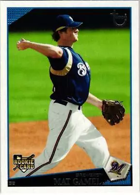 2009 Topps 71 Mat Gamel  Milwaukee Brewers Baseball Card • $1.60