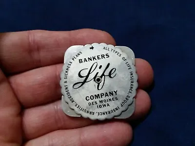 Vintage Perpetual Pocket Calendar 1964-1991 Bankers Life Company Anderson & Sons • $11.95
