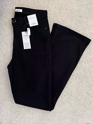 PER UNA M&S WOMENS BLACK SCULPT & LIFT SLIM BOOT JEANS Size 12 Bnwt • £24.99