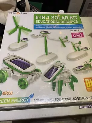 6-IN-1 SOLAR KIT  Science EDUCATIONAL ROBOTICS ROBOT New Great Gift/toy Brandnew • $24.99