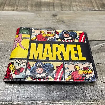 Marvel Comics Wallet Retro Panel Bi Fold Avengers • $7.95