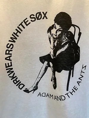 $15 • Buy Adam And The Ants Dirk Wears White Sox New Wave Shirt L 