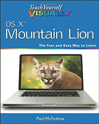 OS X Mountain Lion Paperback Paul McFedries • $10.69